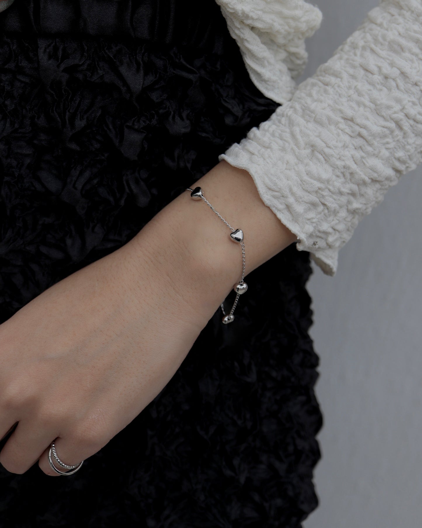 heart chain bracelet