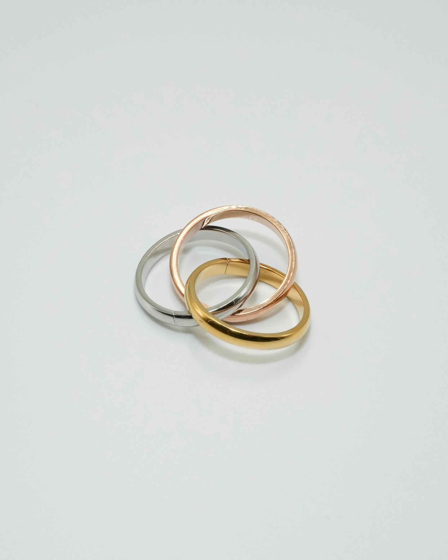 triple union stainless ring