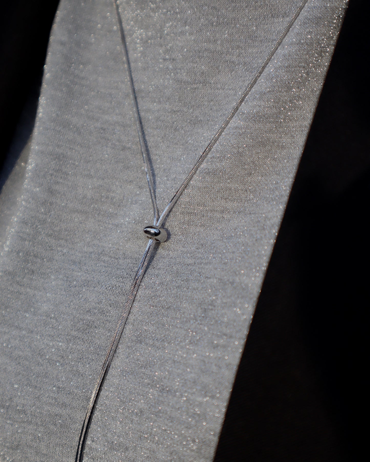 loop tie necklace