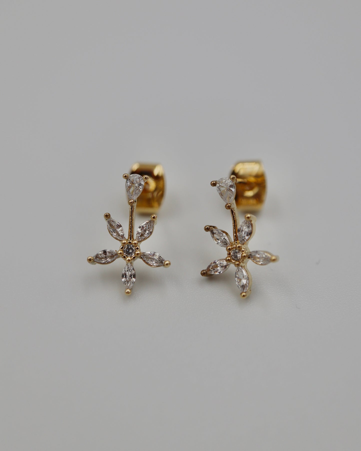 zir fleur pierce & earring
