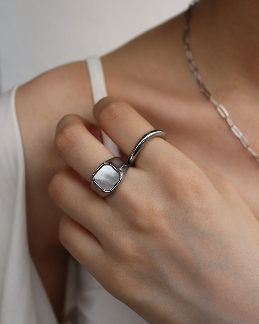 loose curved stainless ring（stainless steel）