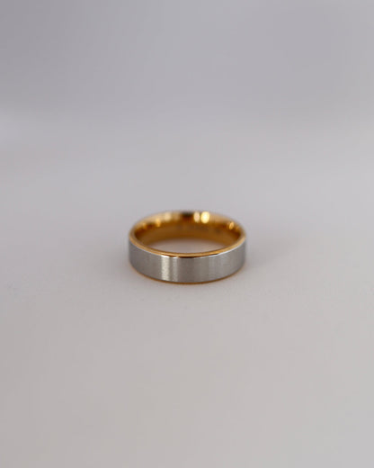 gold outline stainless ring（stainless steel）