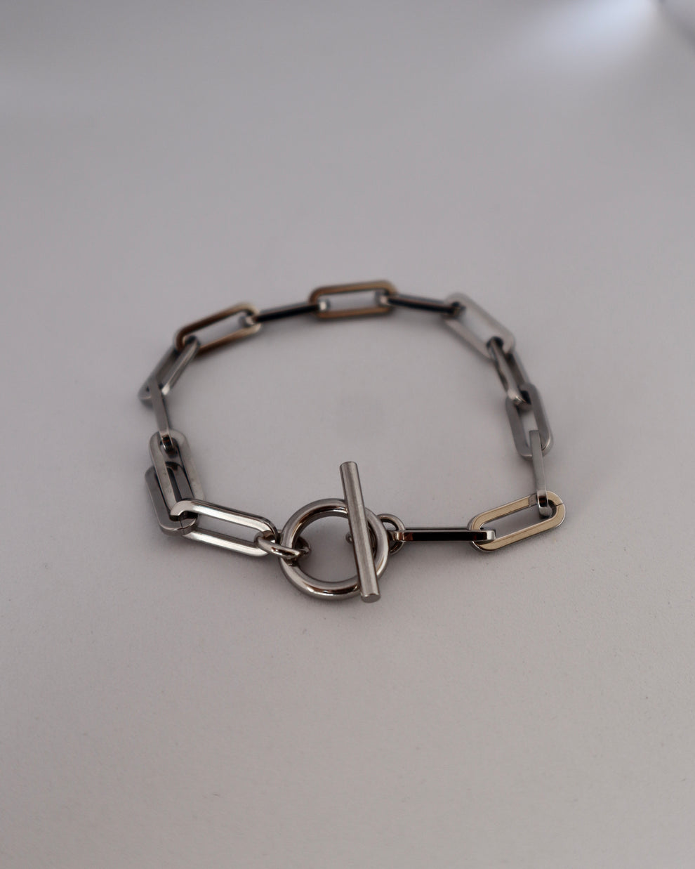 lock chain stainless bracelet（stainless steel）