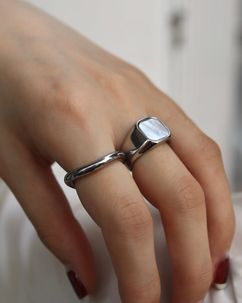 loose curved stainless ring（stainless steel）