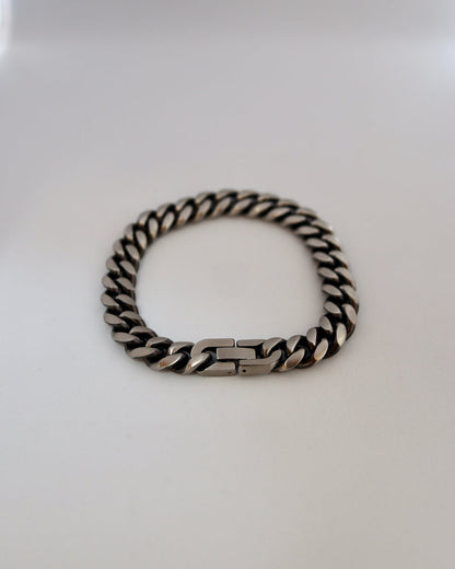 knitting thick stainless bracelet（stainless steel）