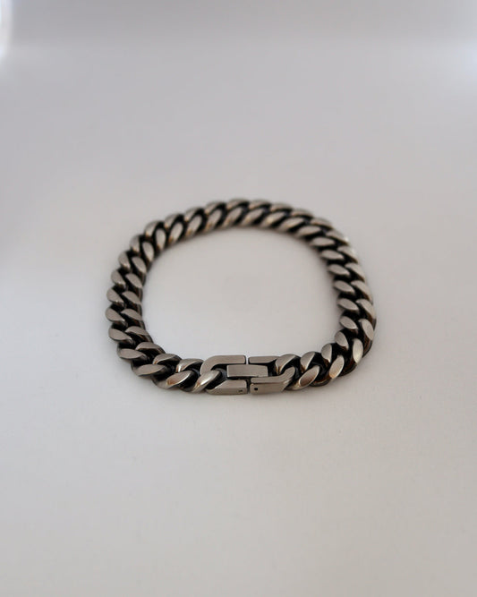 knitting thick stainless bracelet（stainless steel）