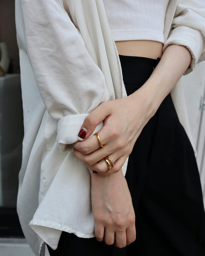 loose curved stainless ring（stainless steel）
