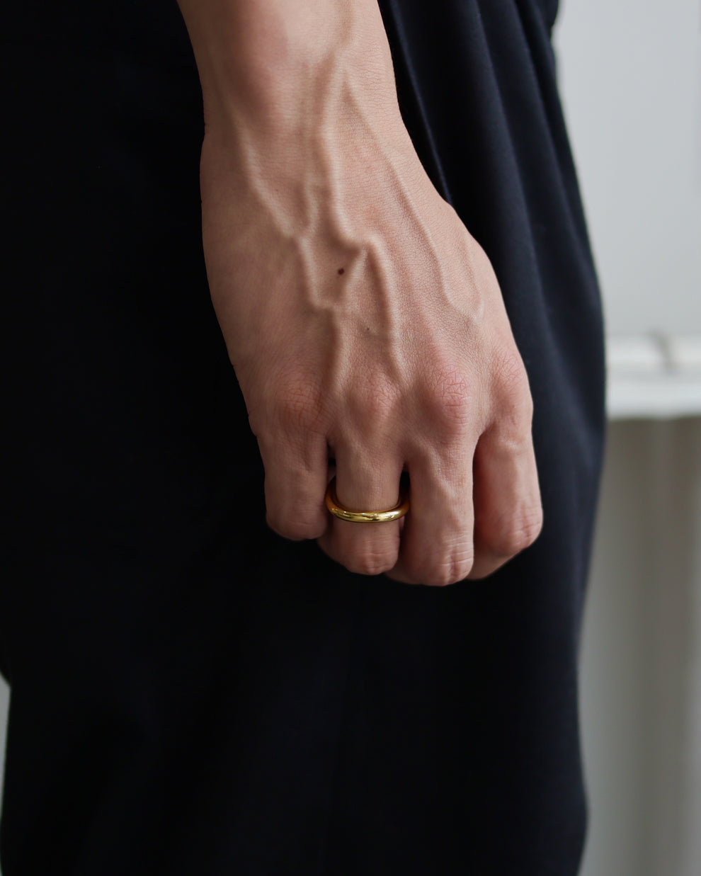 loose curved stainless ring（stainless steel）