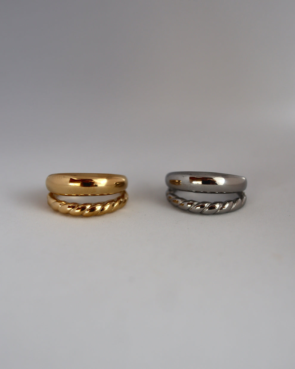 two line asymmetry stainless ring（stainless steel）