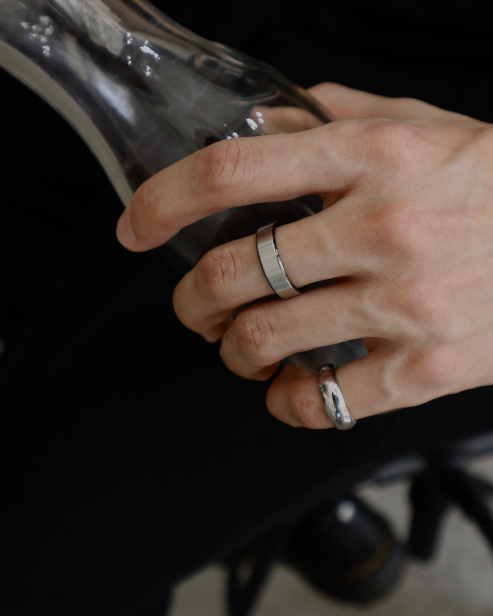 black outline stainless ring（stainless steel）