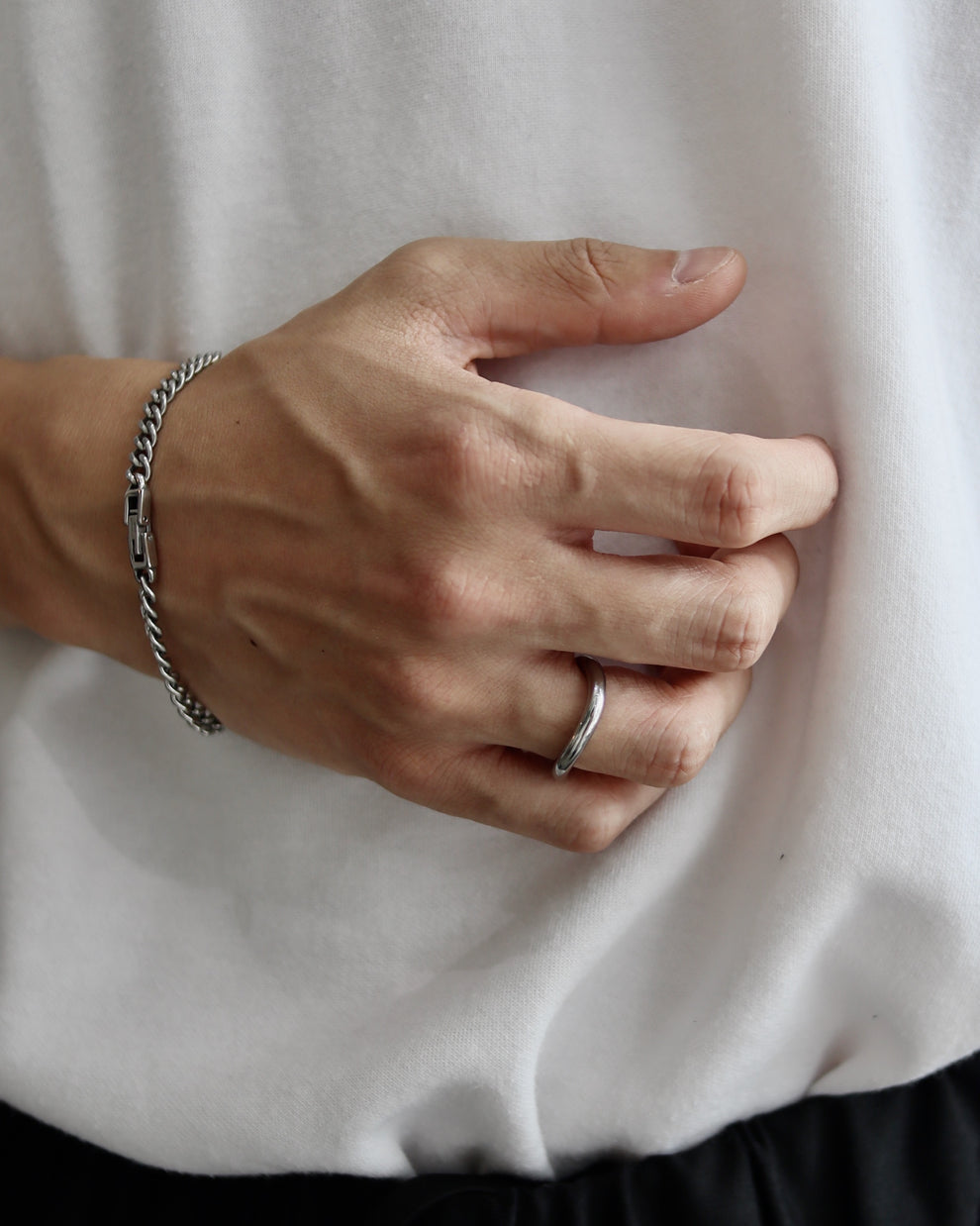 loose curved stainless ring（stainless steel）