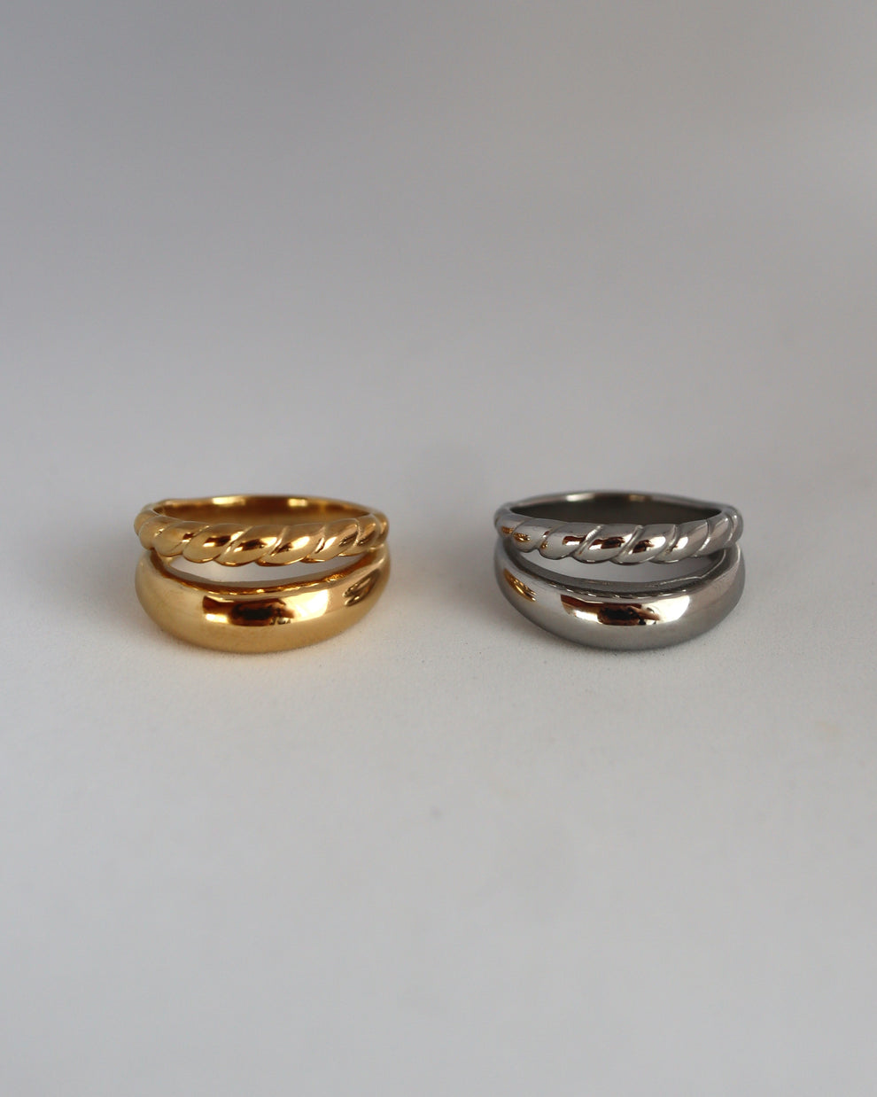 two line asymmetry stainless ring（stainless steel）