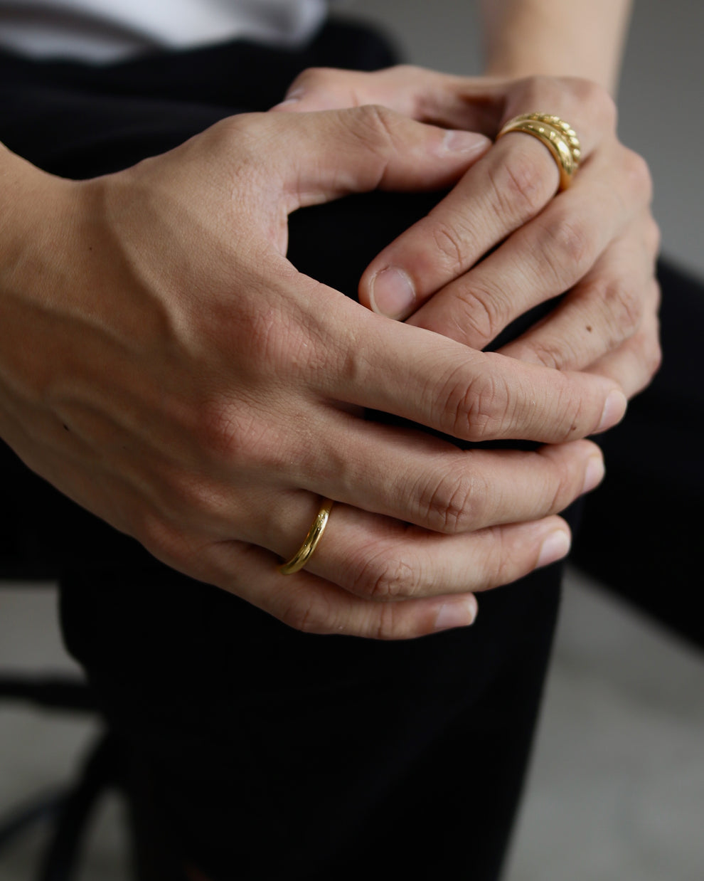 loose curved stainless ring（stainless steel）
