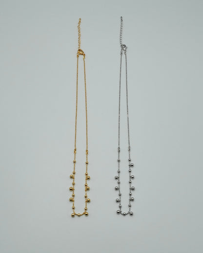 shiny grain necklace
