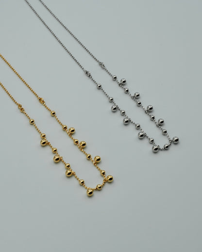 shiny grain necklace