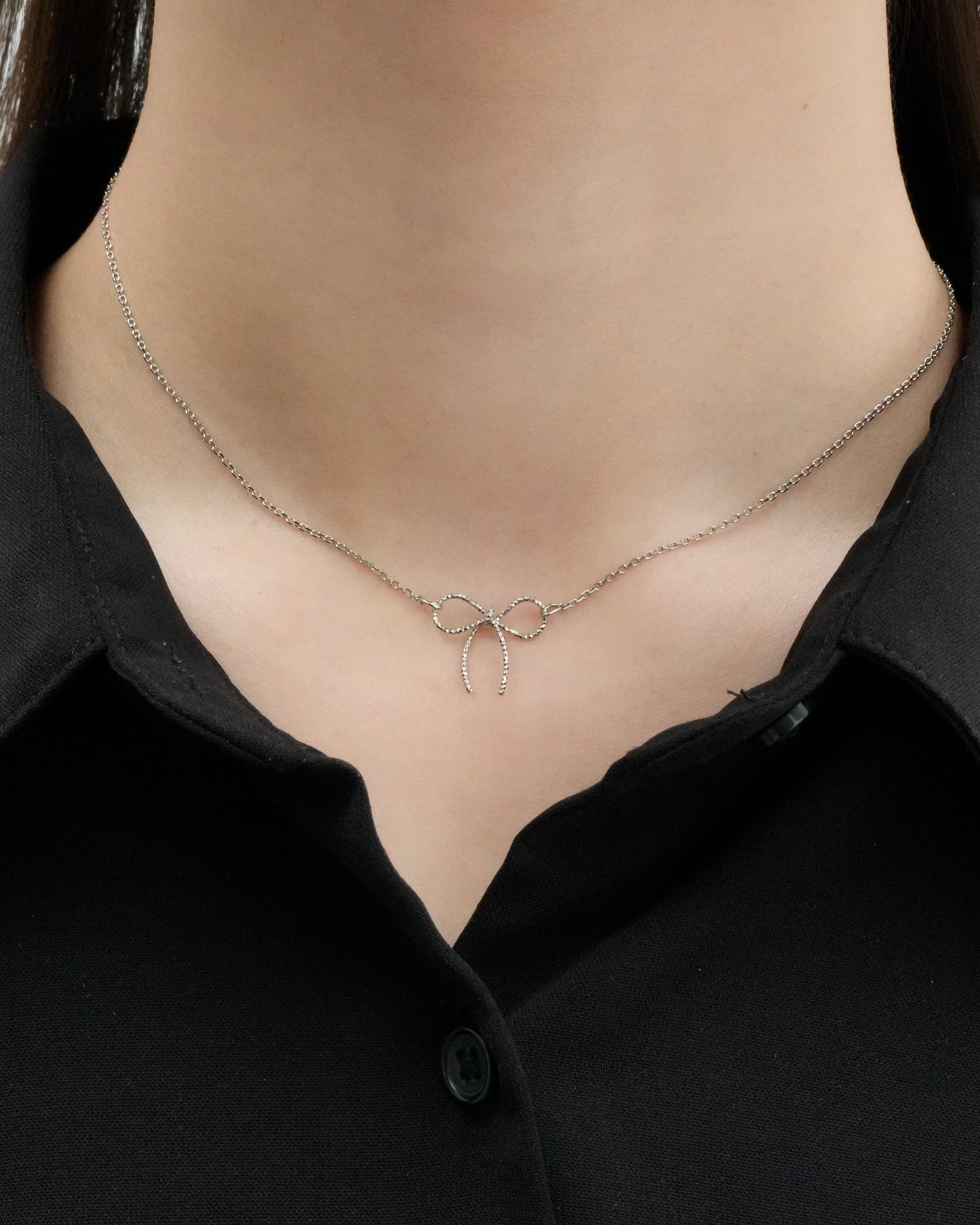 rope ribbon necklace