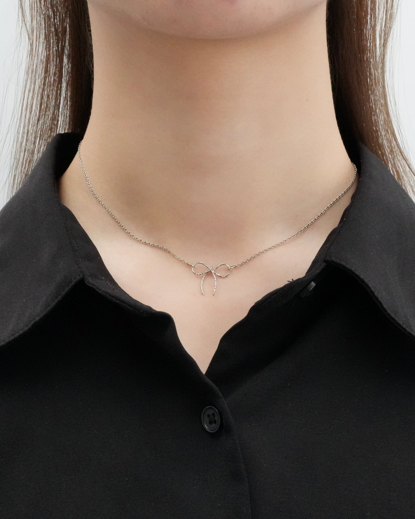 rope ribbon necklace