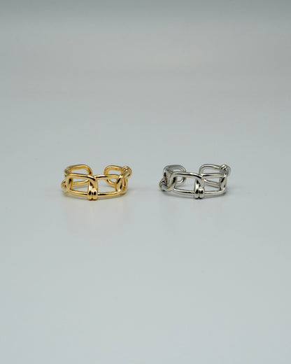 twist chain nuit ring
