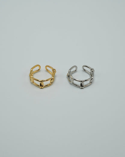twist chain nuit ring