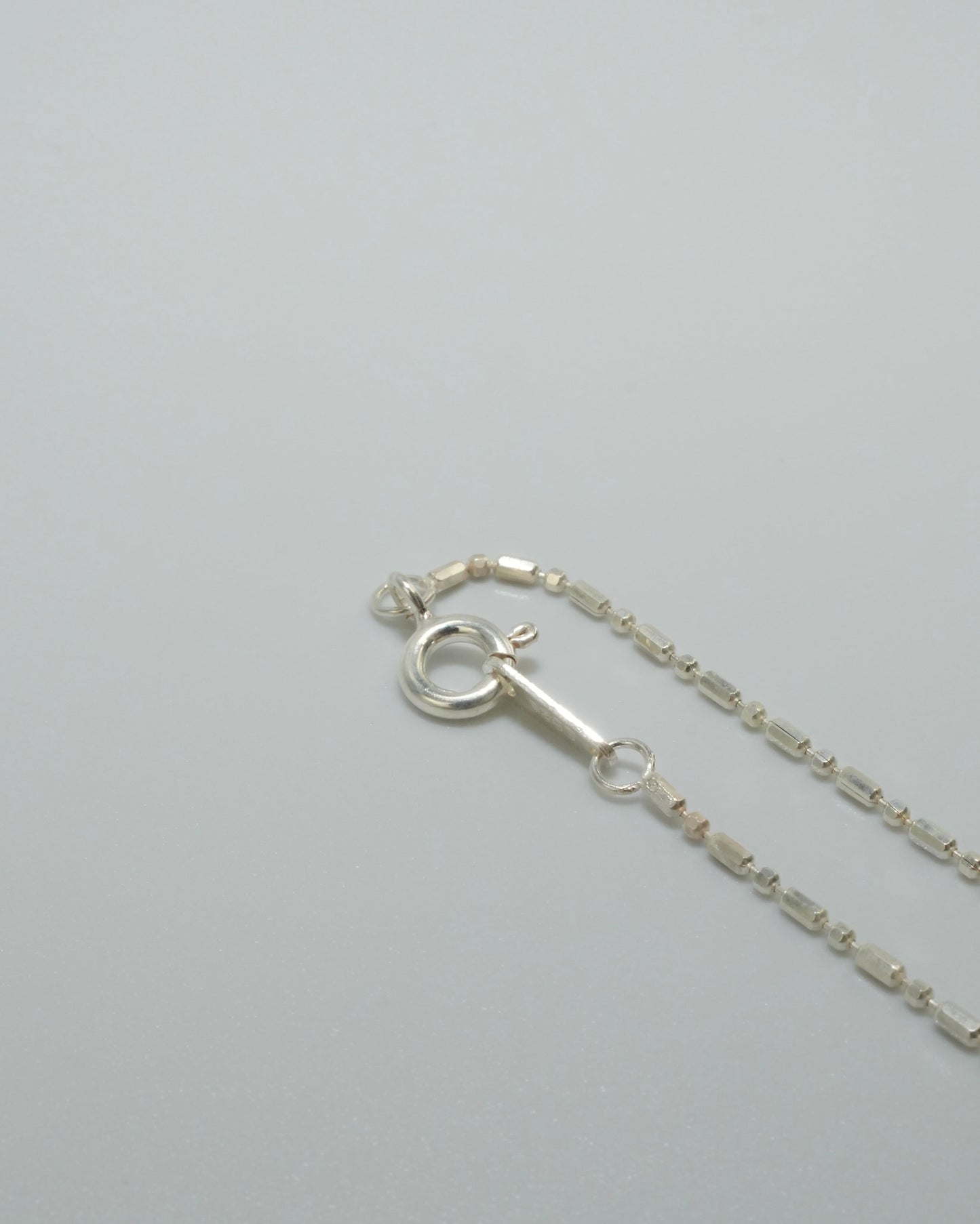 crystal chain necklace (silver925)