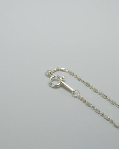 crystal chain necklace (silver925)