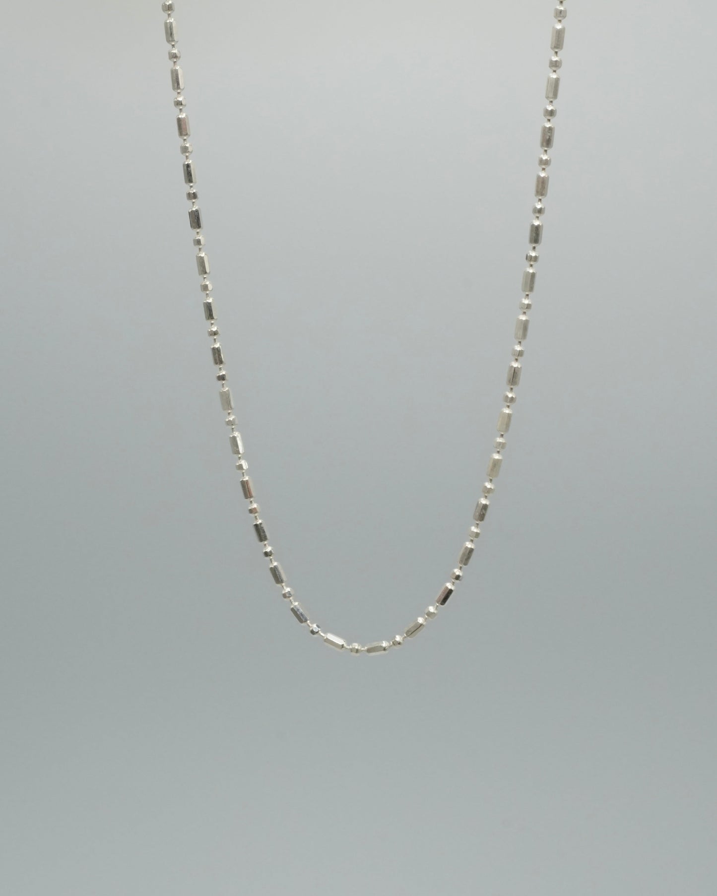 crystal chain necklace (silver925)