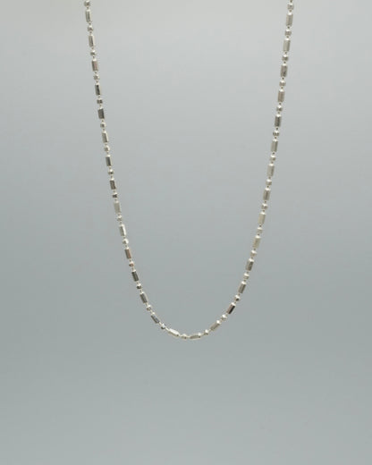 crystal chain necklace (silver925)