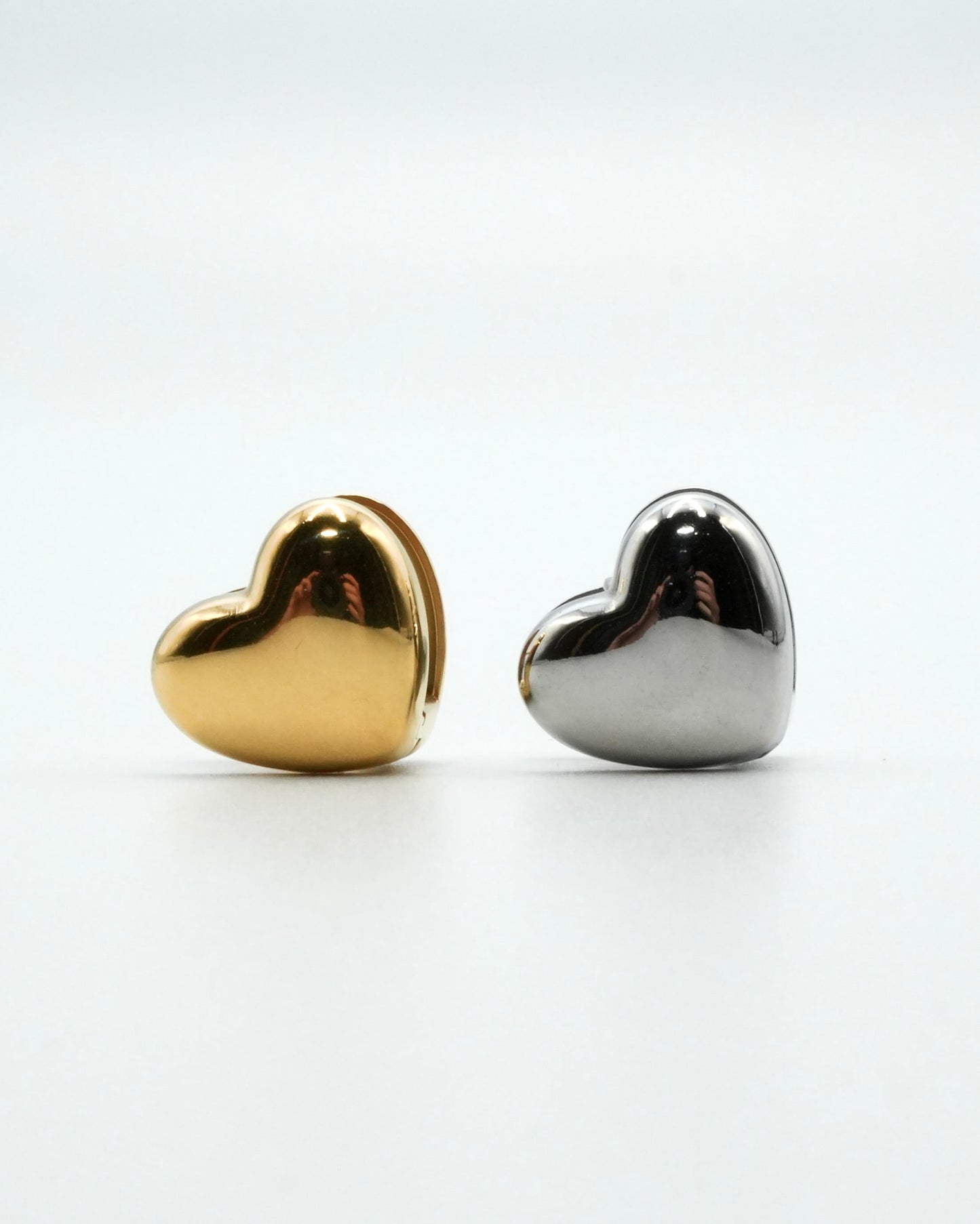 heart clip stainless pierce (stainless steel)