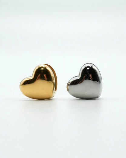 heart clip stainless pierce (stainless steel)