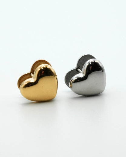 heart clip stainless pierce (stainless steel)