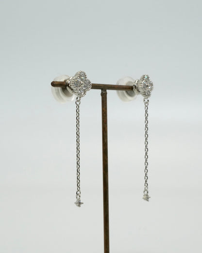 clover chain magnetic earring