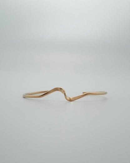 mat wave cuff bangle