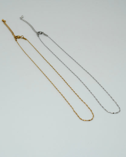 holy glow stainless necklace