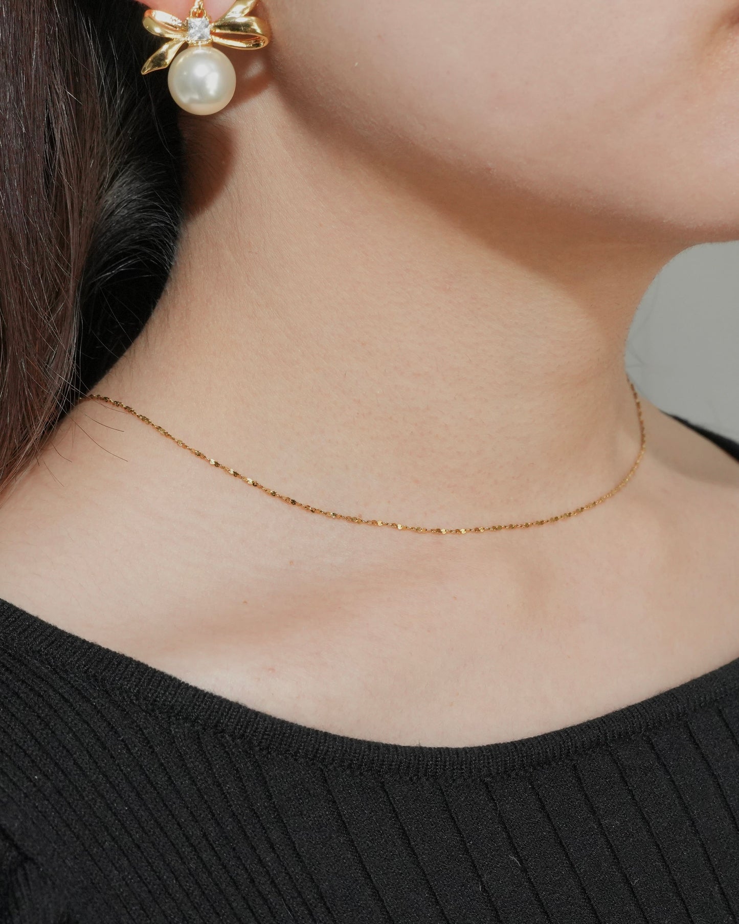 holy glow stainless necklace