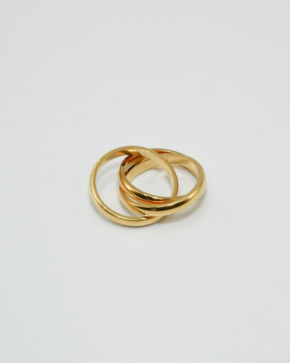 triple union stainless ring