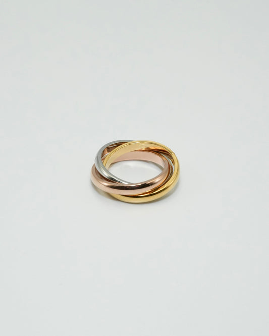 triple union stainless ring