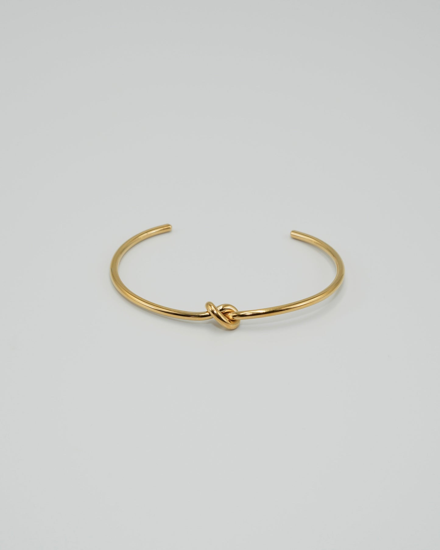 knot stainless bangle (stainless steel)