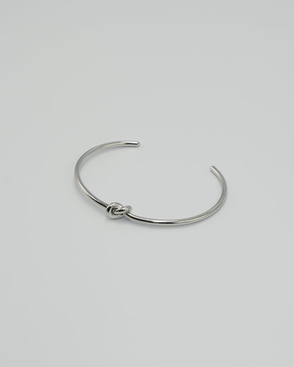 knot stainless bangle (stainless steel)