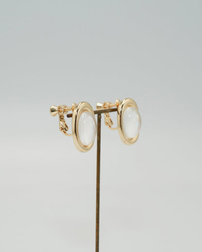 pure glow clear earring