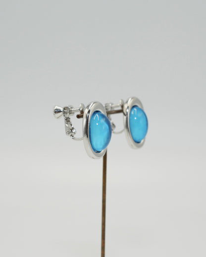 pure glow clear earring