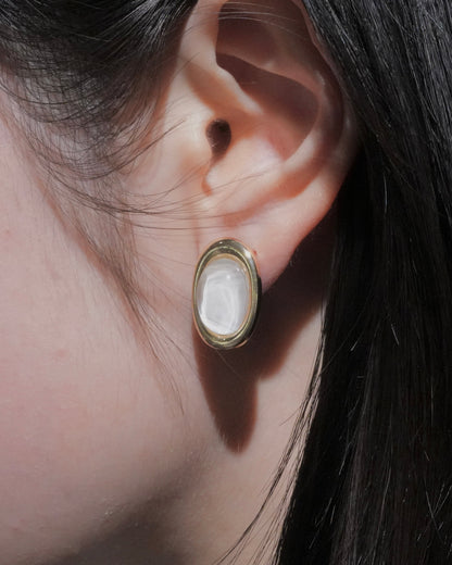 pure glow clear earring