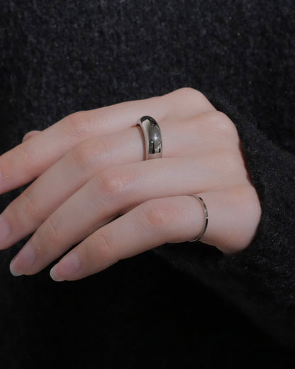 smooth volume stainless ring (stainless steel)