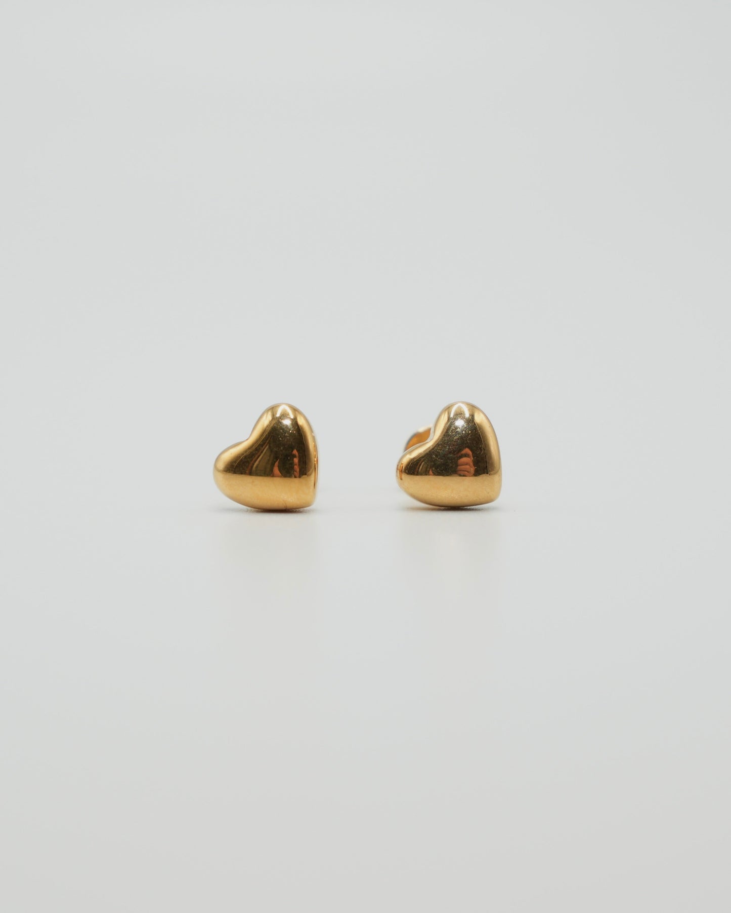 plump heart stainless pierce (stainless steel)