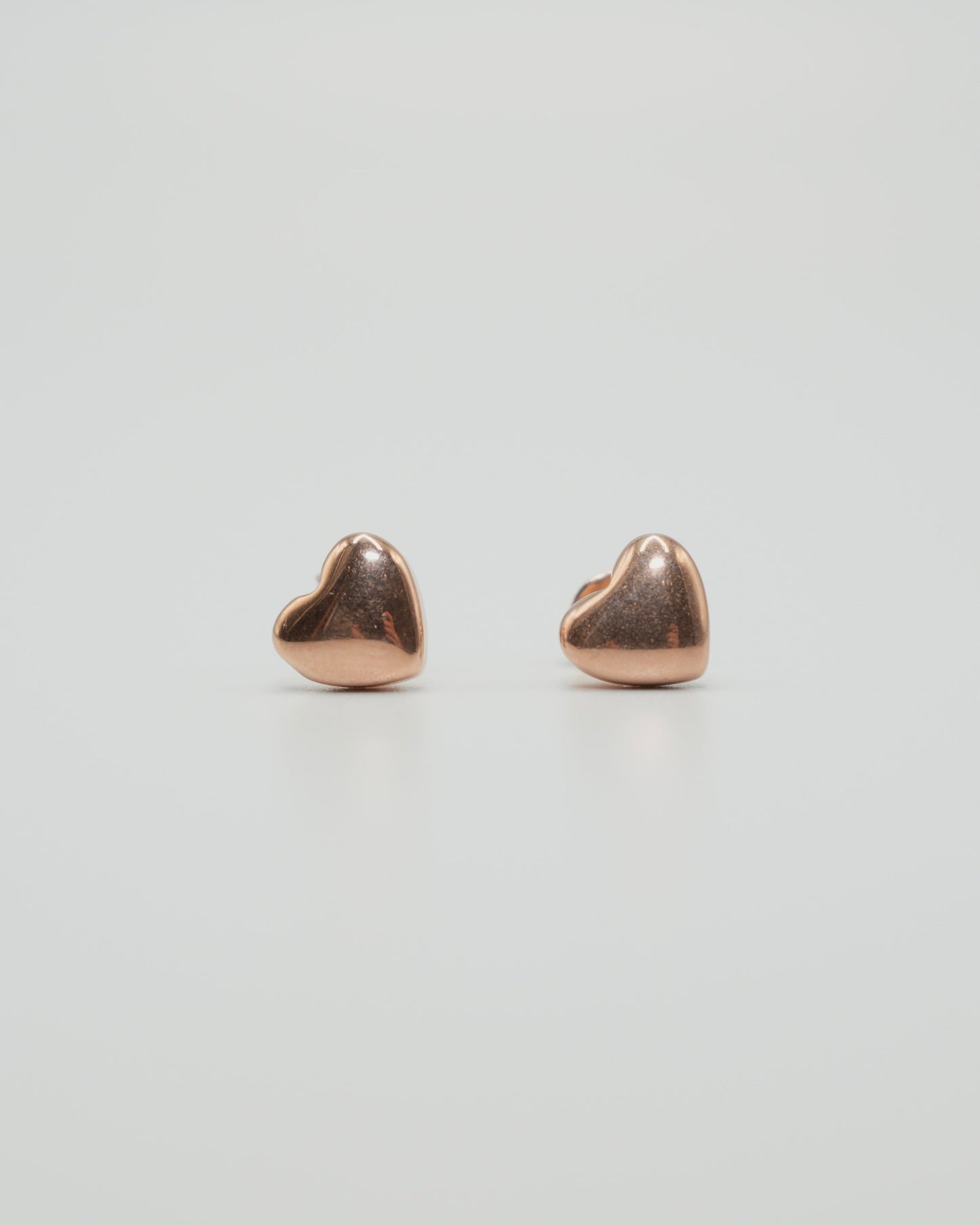 plump heart stainless pierce (stainless steel)