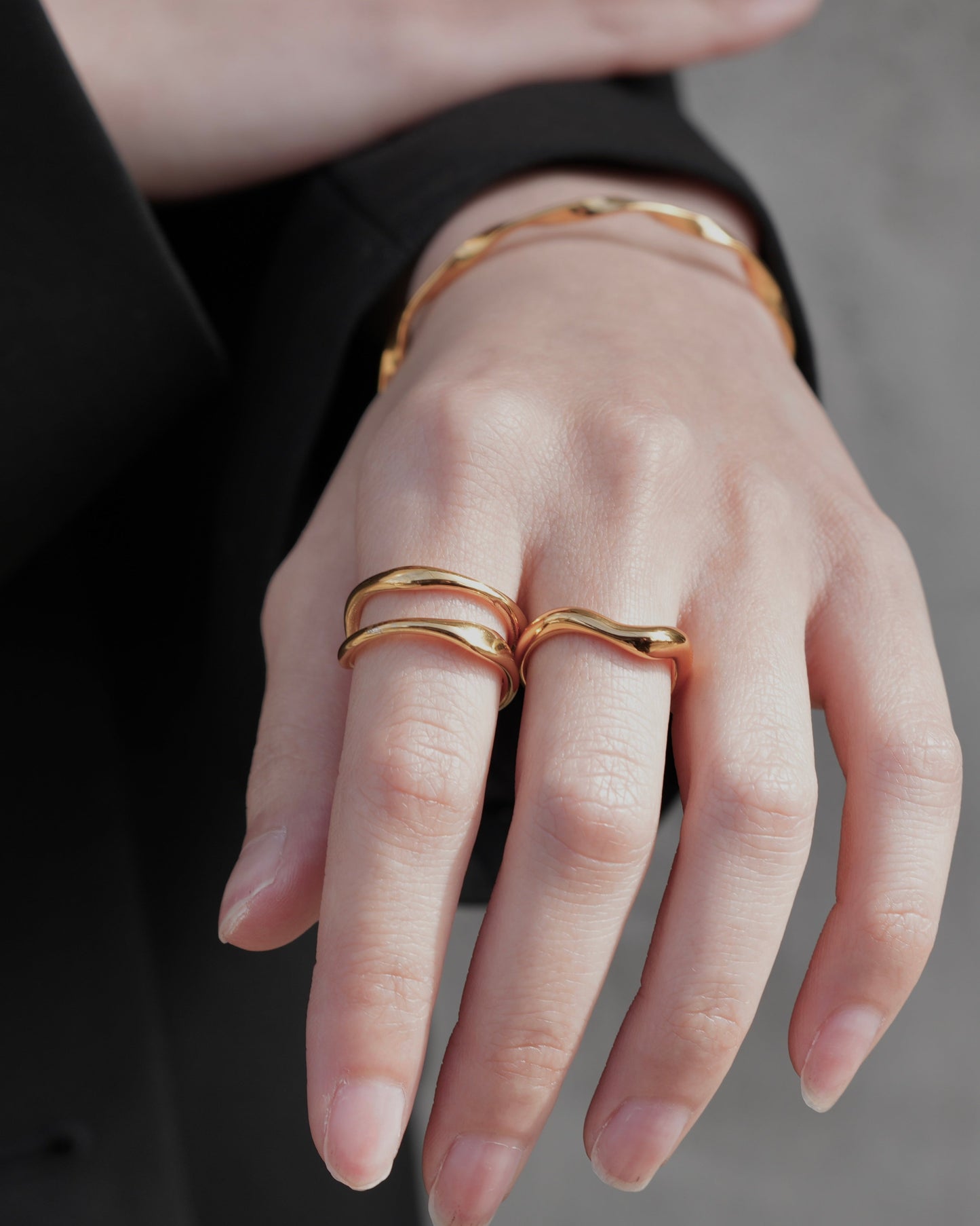 soft curve stainless ring (stainless steel)