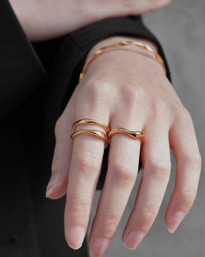 soft curve stainless ring (stainless steel)