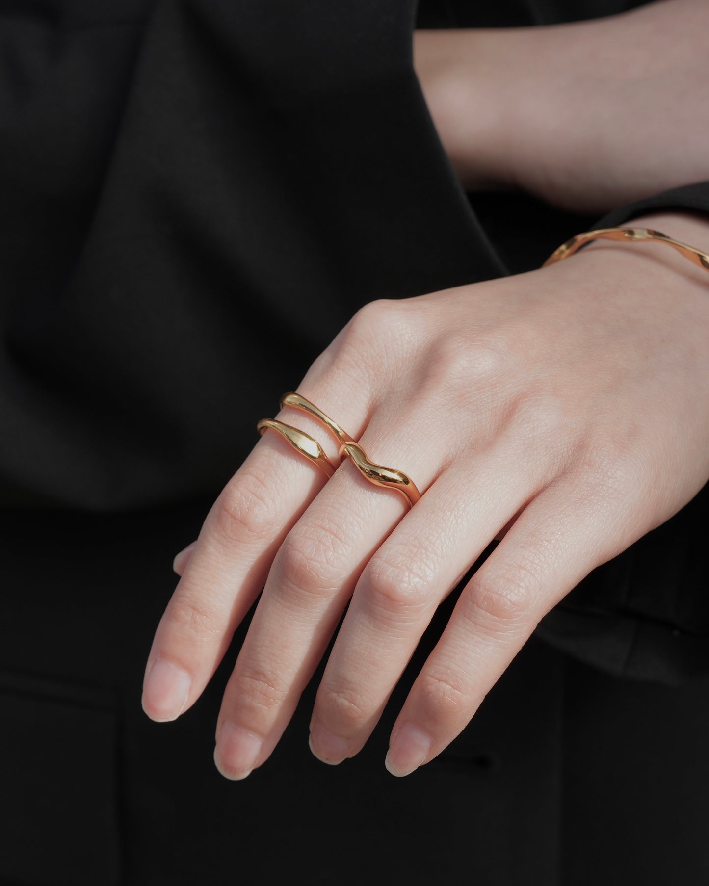 soft curve stainless ring (stainless steel)