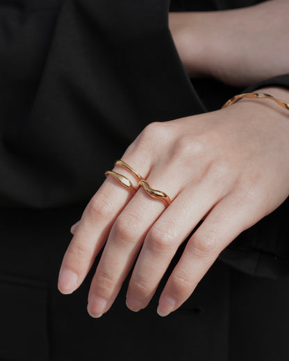 soft curve stainless ring (stainless steel)