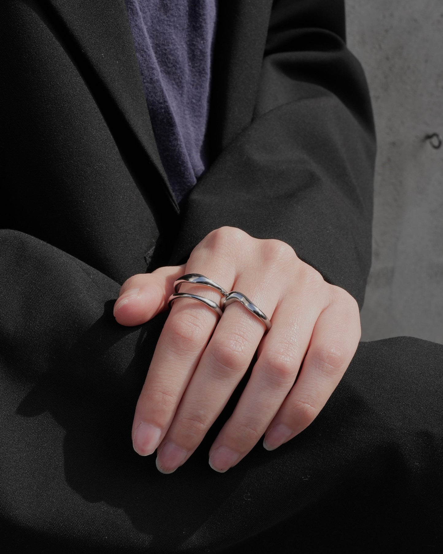 soft curve stainless ring (stainless steel)