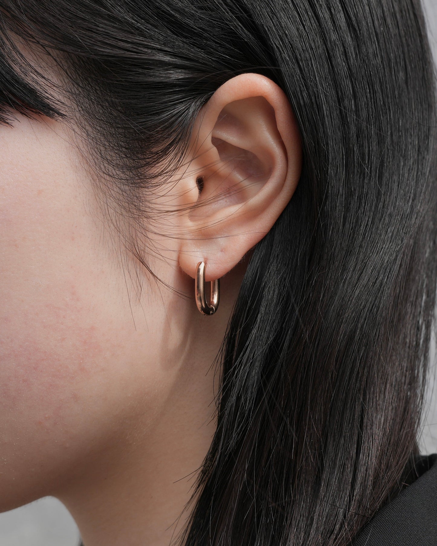 bold oval stainless pierce (stainless steel)